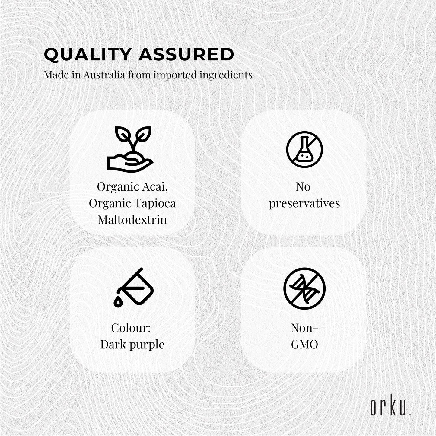 5kg Acai Powder Bag 100% Organic - Superfood Amazon Berries