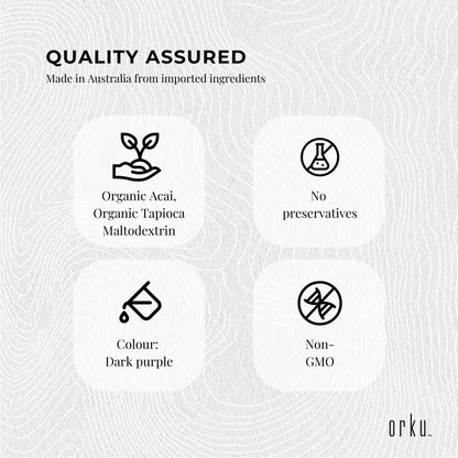 Bulk 10Kg Acai Powder 100% Organic - Superfood Amazon Berries