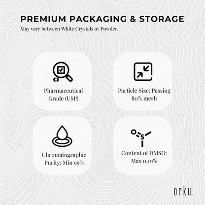 3Kg MSM Powder or Crystals Tub - 99% Pure Methylsulfonylmethane Dimethyl Sulfone