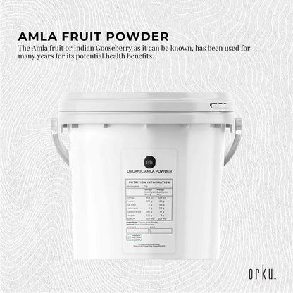 3Kg Organic Amla Powder Tub Indian Gooseberry Emblica Officinalis Supplement